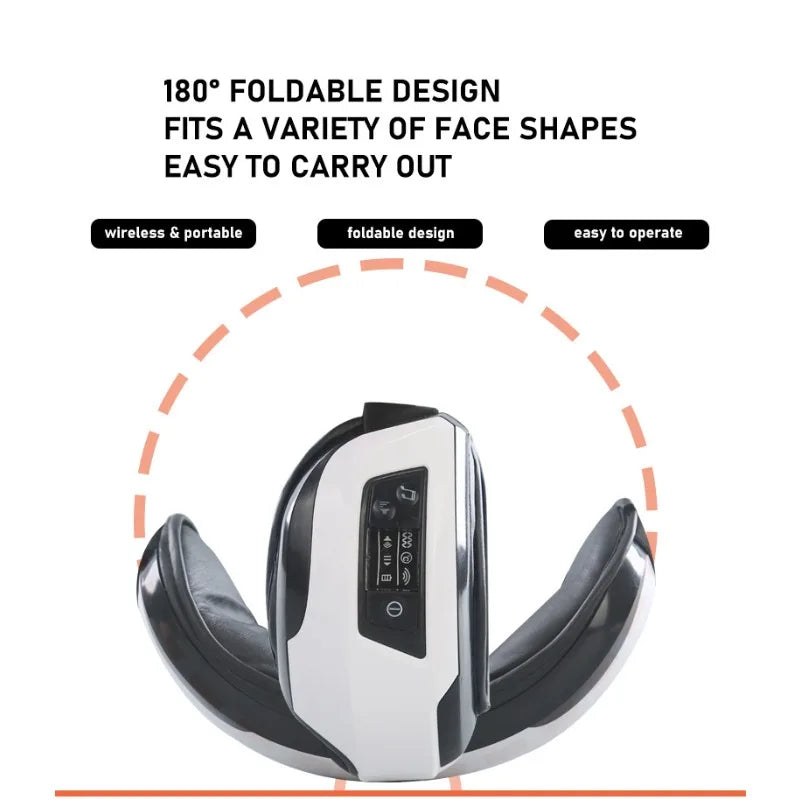 Smart Portable Vibration Eye Massager Airbag Compress Eye Care Tool Bluetooth Music Eye Massage Eye Relax Fatigue Sleepping Mask