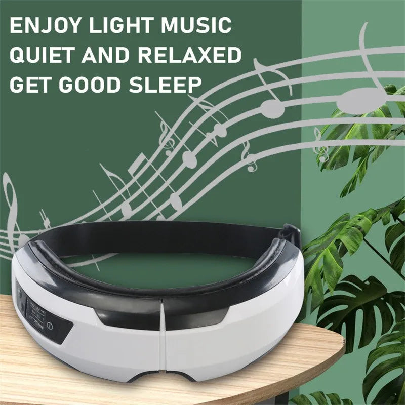 Smart Portable Vibration Eye Massager Airbag Compress Eye Care Tool Bluetooth Music Eye Massage Eye Relax Fatigue Sleepping Mask